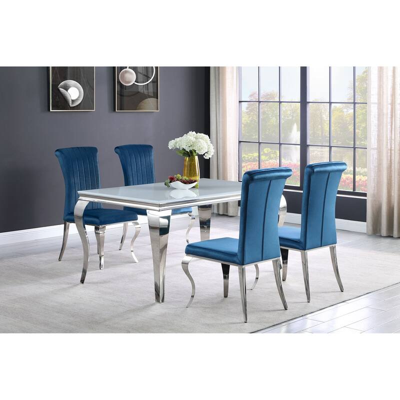Carone Contemporary 5-Piece Rectangular Dining Set