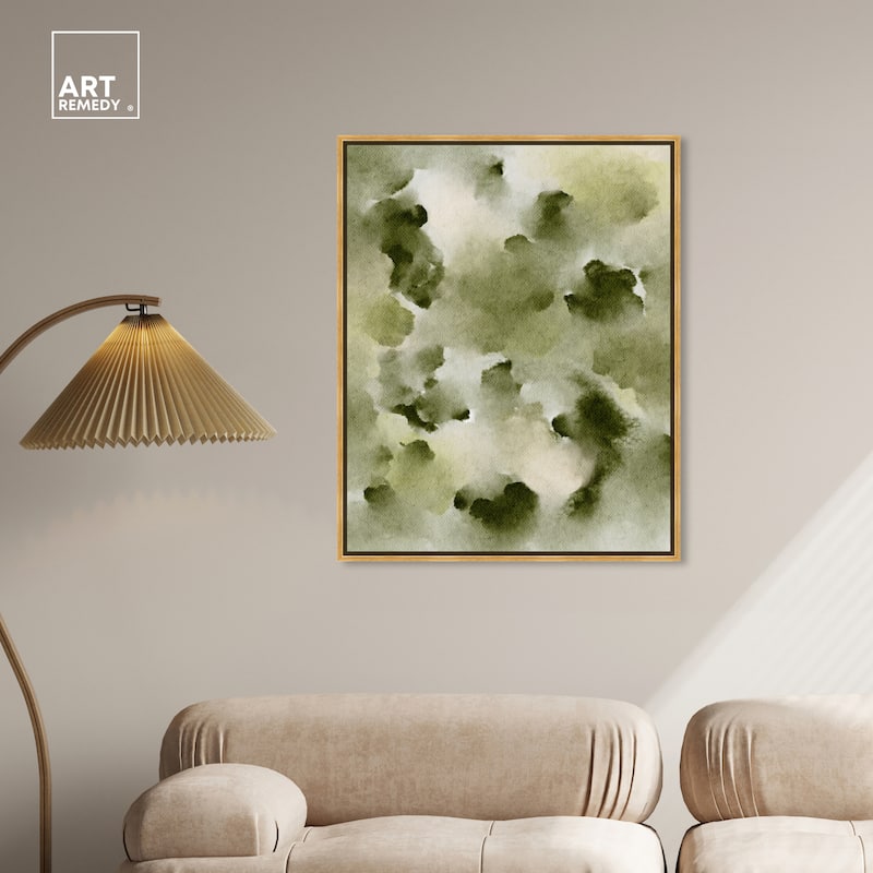 Art Remedy Scented Cedar Framed Watercolor Boho Abstracts