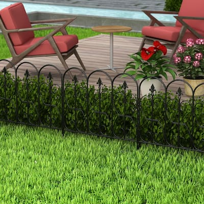24"W x 32"H Decorative Metal Fence Panel(10 Pieces)