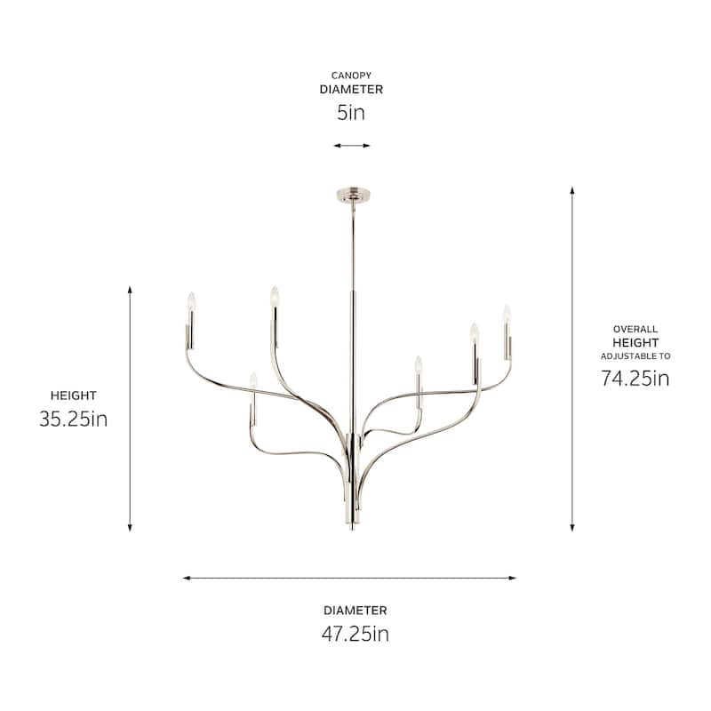 Kichler Lighting Livadia Candle Chandelier