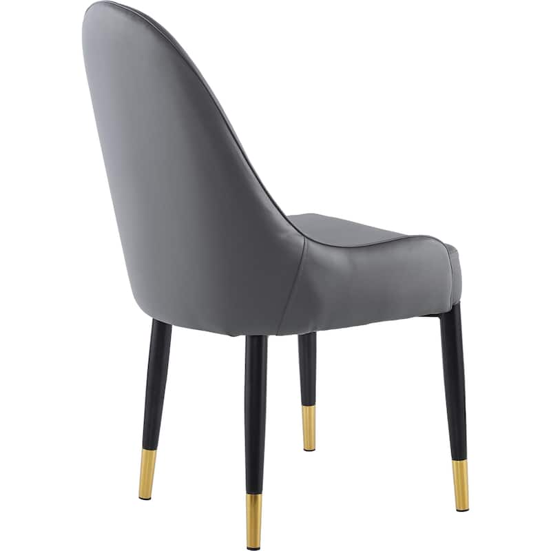 Modern Leather Dining Chair Set of 2