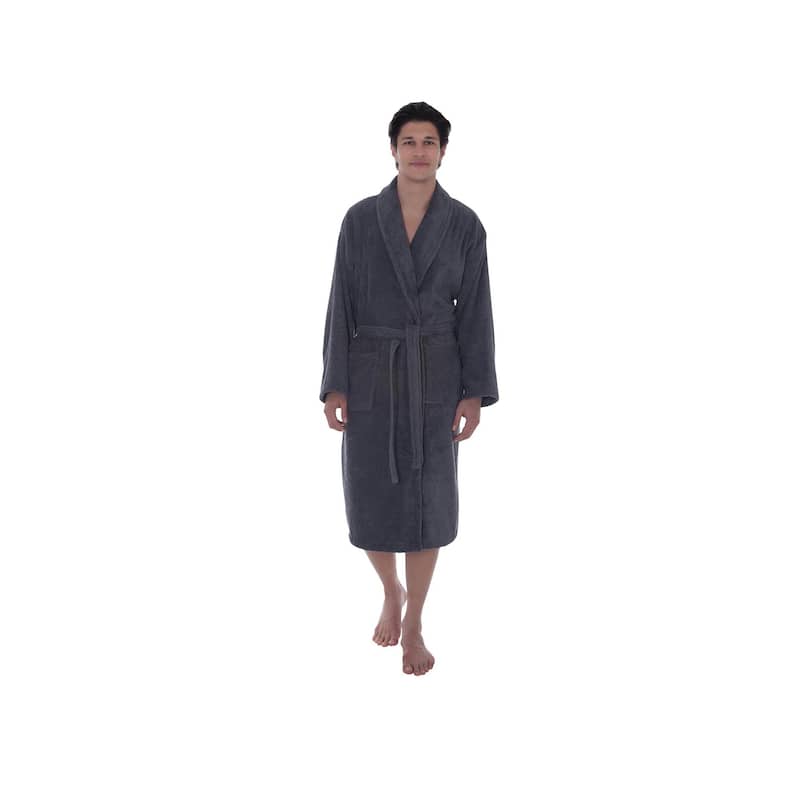 Ozan Premium Home Serene Collection 100% Turkish Cotton Unisex Terry Cloth Bathrobe