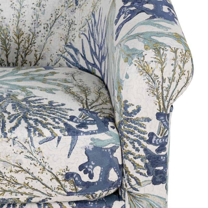 Moriarty Coastal/Beach/Ocean Inspired Swivel Accent Arm Chair