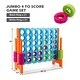preview thumbnail 10 of 10, Costway Jumbo 4-to-Score 4 in A Row Giant Game Set Indoor Outdoor Kids