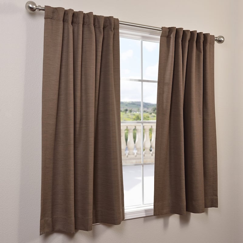Exclusive Fabrics Bellino 63 In Room Darkening Curtain (1 Panel) - 50 x 63