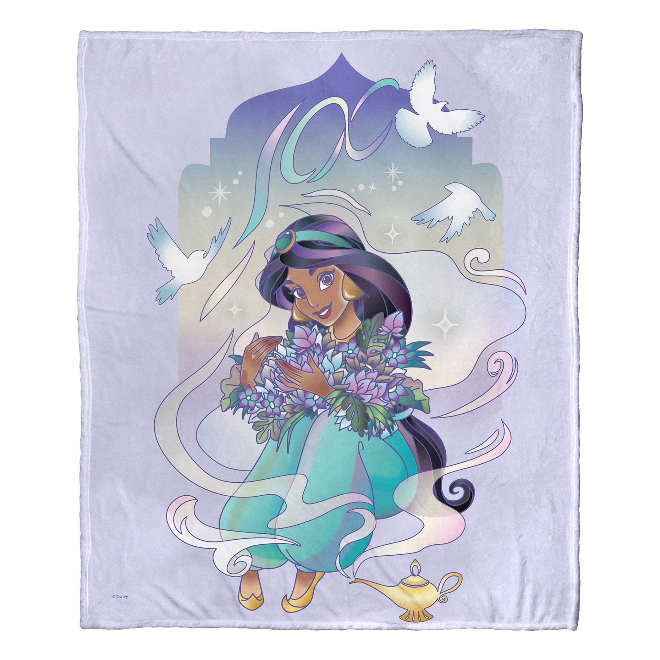 Princess jasmine blanket hot sale