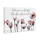 preview thumbnail 3 of 8, Stupell Grateful Faith Floral Canvas Wall Art Design By Albert Koetsier