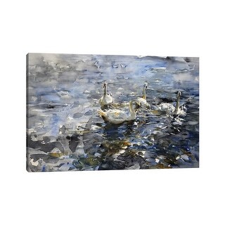 iCanvas "The Swan Lake" by Igor Zhuk Canvas Print - Bed Bath & Beyond ...