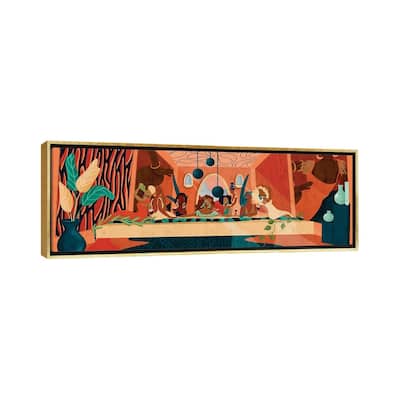 iCanvas "Last Supper" by Reyna Noriega Framed Canvas Print