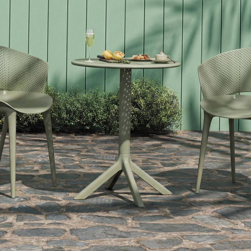Christopher Knight Home - Cedric Modern Outdoor Plastic Bistro Table