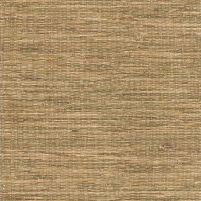 Brewster Cate Light Green Vinyl Grasscloth Wallpaper - 20.5in x 396in x 0.025in