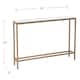 Silver Orchid Ham Narrow Console Table