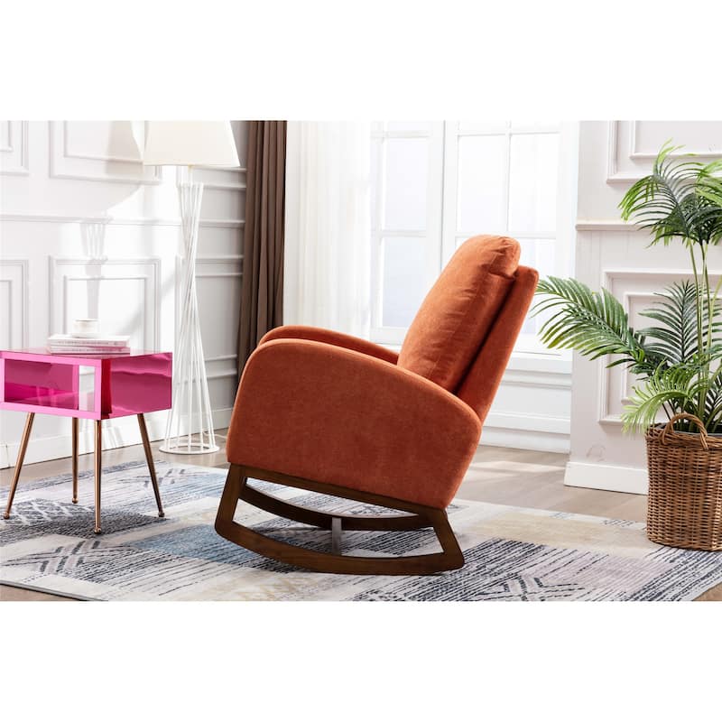 Modern Fabric Rocking Chair