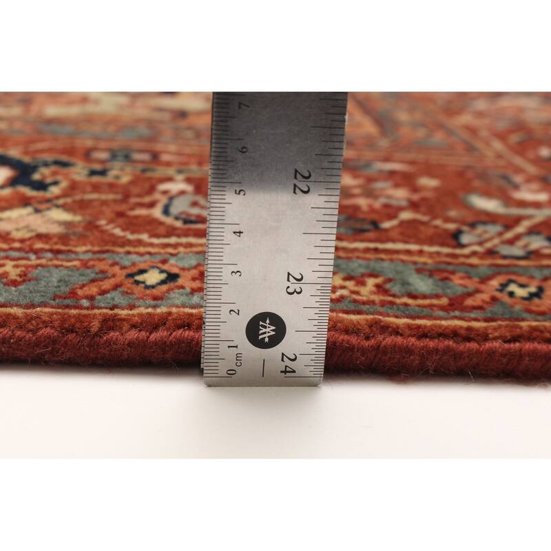 ECARPETGALLERY Hand-knotted Jules Sultane Copper Wool Rug - 5'8 x 8'4