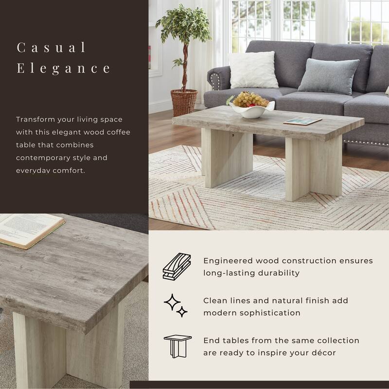 Roundhill Furniture Mchome Contemporary Coffee Table