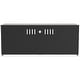 preview thumbnail 6 of 10, Vaibryn White/Warm Brown 60" TV Stand - 60 in
