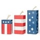 preview thumbnail 3 of 6, Glitzhome 9.75"H Wooden Patriotic Firecracker Table Decor