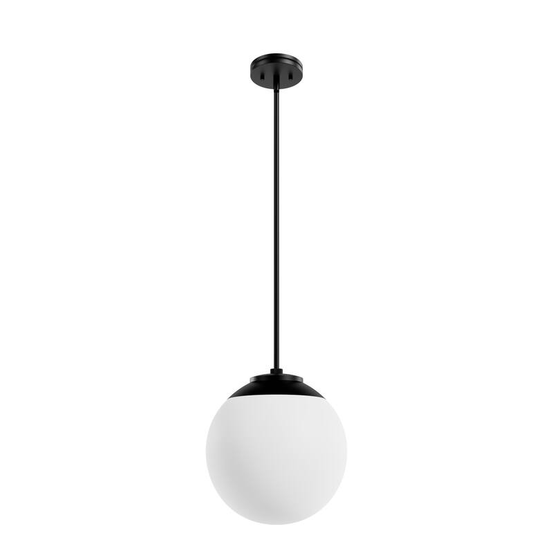 Hunter Hepburn 1 Light Pendant - Kitchen Island, Bedroom, Foyer - Globe, Mid-Century Modern, Art-Deco