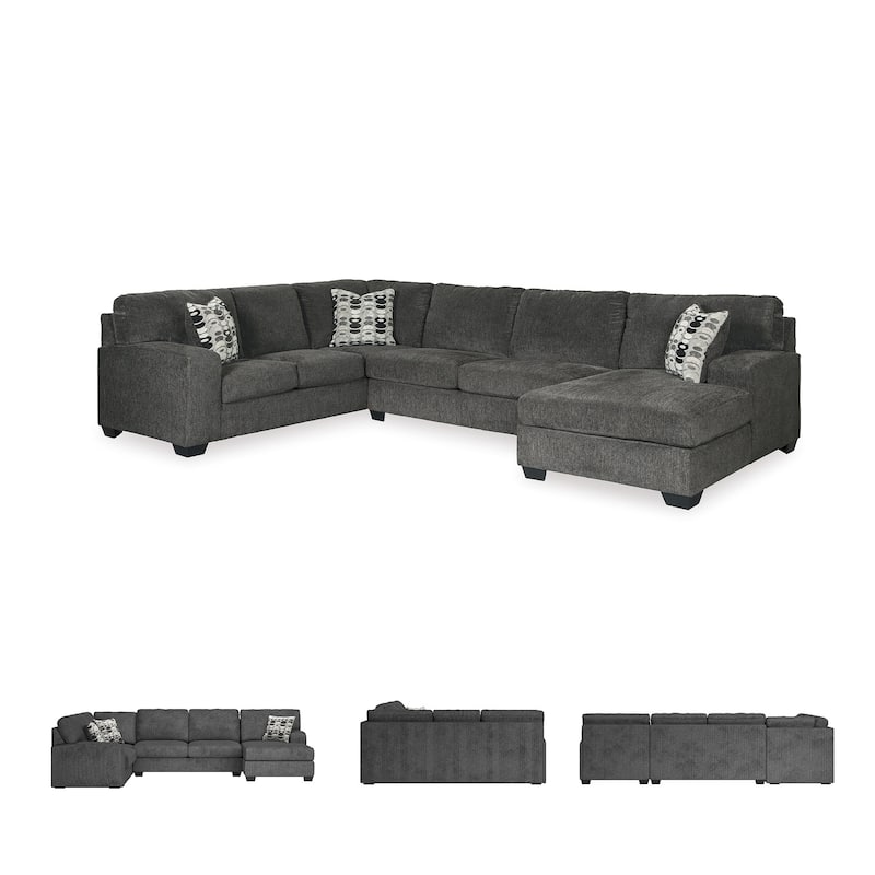 Ballinasloe 3-Piece Sectional - Smoke