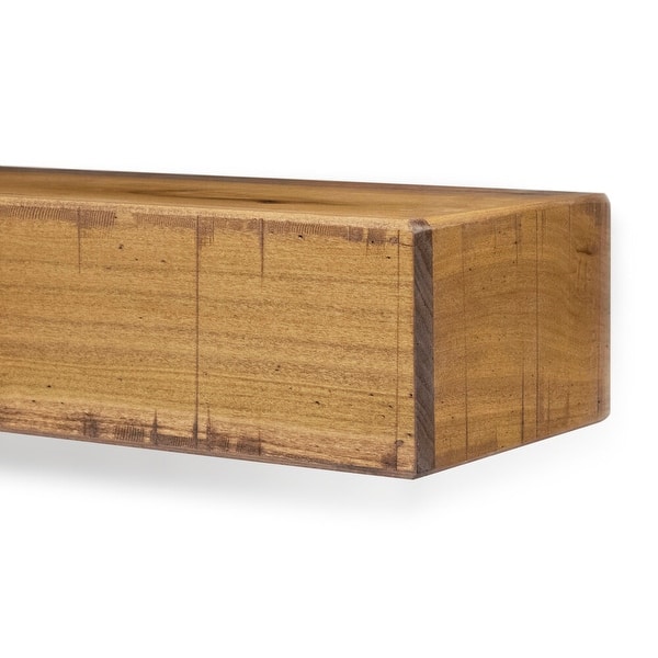 Shop Rustic Fireplace Mantel Shelf Overstock 21612269
