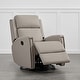 preview thumbnail 50 of 52, Jerome Swivel Glider Recliner Nursery Chair Manual Push Back Recliner