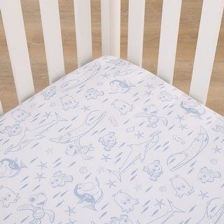 Disney Finding Nemo Cutest Little Catch Fitted Crib Sheet