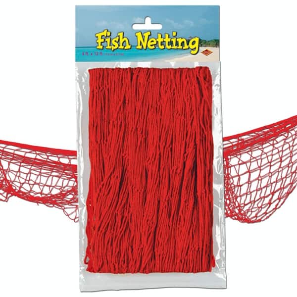 Shop Pack Of 12 Under The Sea Tropical Red Fish Netting Hanging Party Decor 12 Overstock 16660492