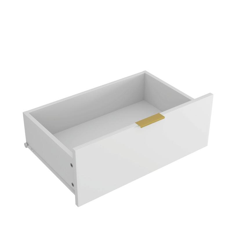 8-Drawer Tall Wood Dresser, Modern Handle-Free Storage Chest for Bedroom, Living Room or Hallway