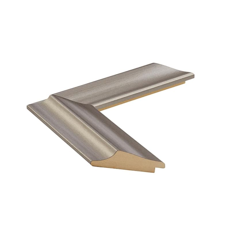 Frame My Mirror Nickel Framed Wall Mirror, Woodford Design