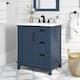 Option Greyish Blue / Cultured Marble Top