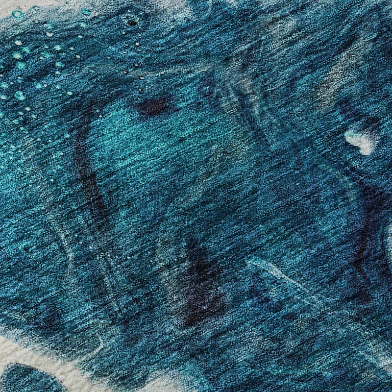 Premium Washable Super Soft Abstract Ink Mayfield Rug