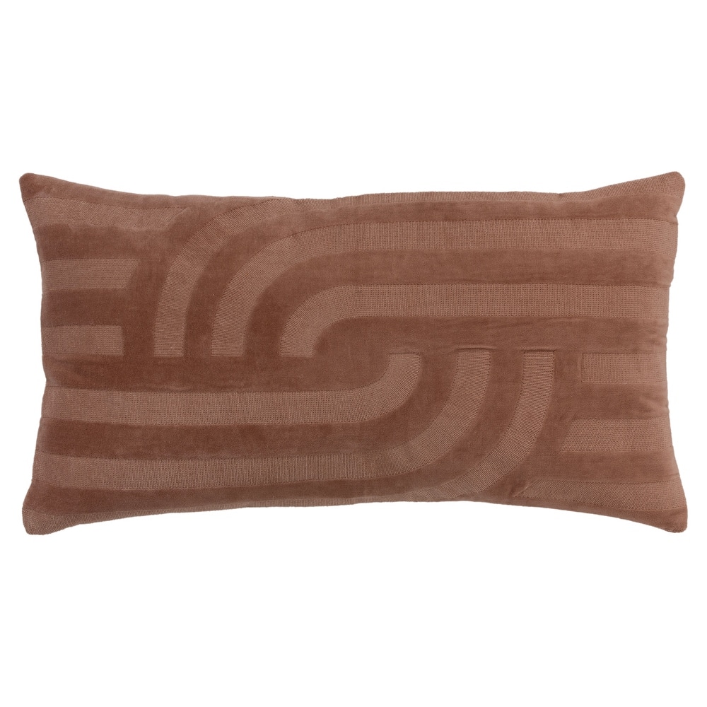 Rizzy Home Transitional Poly Filled Decorative Pillow 14"x26"