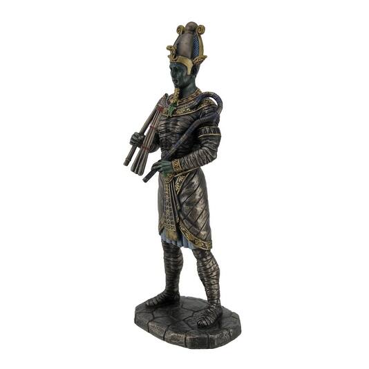 Osiris Ancient Egyptian God Of The Dead Bronze Finished Statue Overstock 18594604 Buy egyptian collectable statues and get the best deals at the lowest prices on ebay! usd
