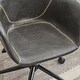 preview thumbnail 14 of 37, Back Support Home Desk Chair, Ergonomic Chair with Frame and Arms, Height Adjustable Rolling Swivel Office Chair - N/A