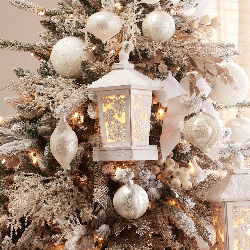 LED Winter Lantern 14"H - N/A