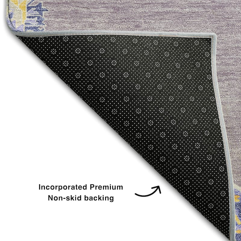 Premium Washable Super Soft Traditional Global Mayfield Rug