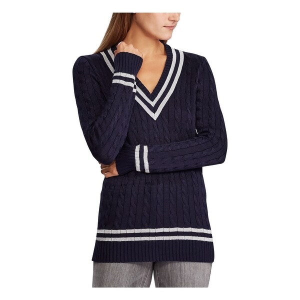 ralph lauren navy sweater womens