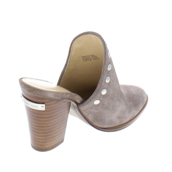 michael kors suede mules