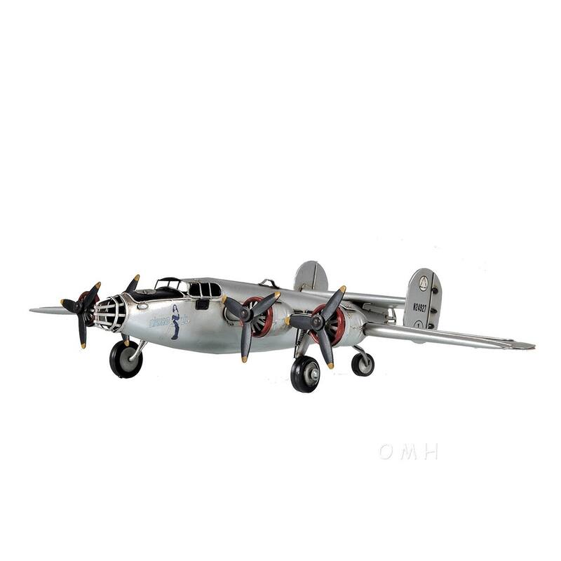 c1940 B-24 Liberator Bomber Sculpture