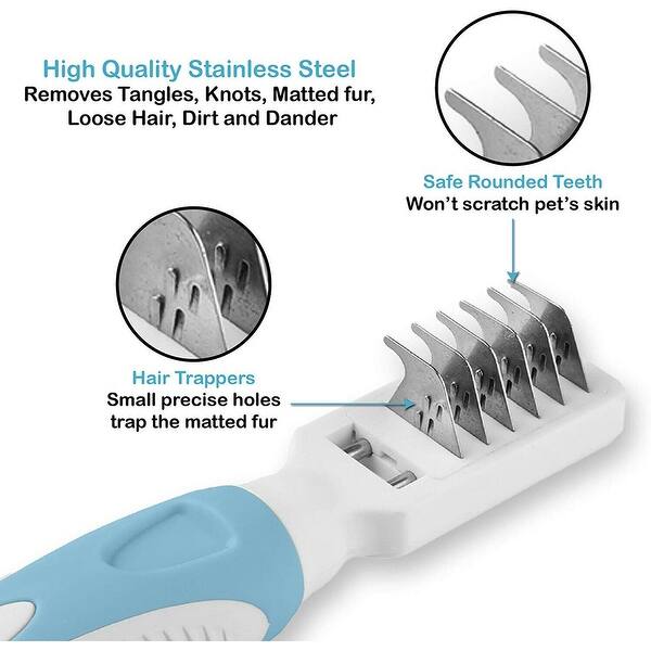 Shop Pets First Professional Pet Mat Remover Dematting Tool For