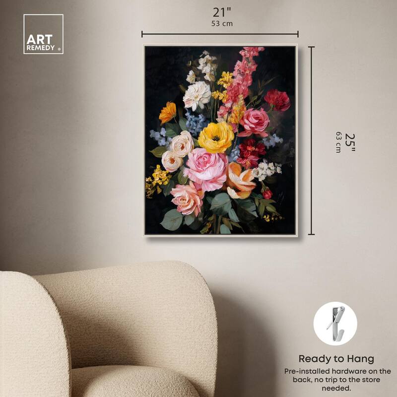 Garden Richness II Canvas by Art Remedy
