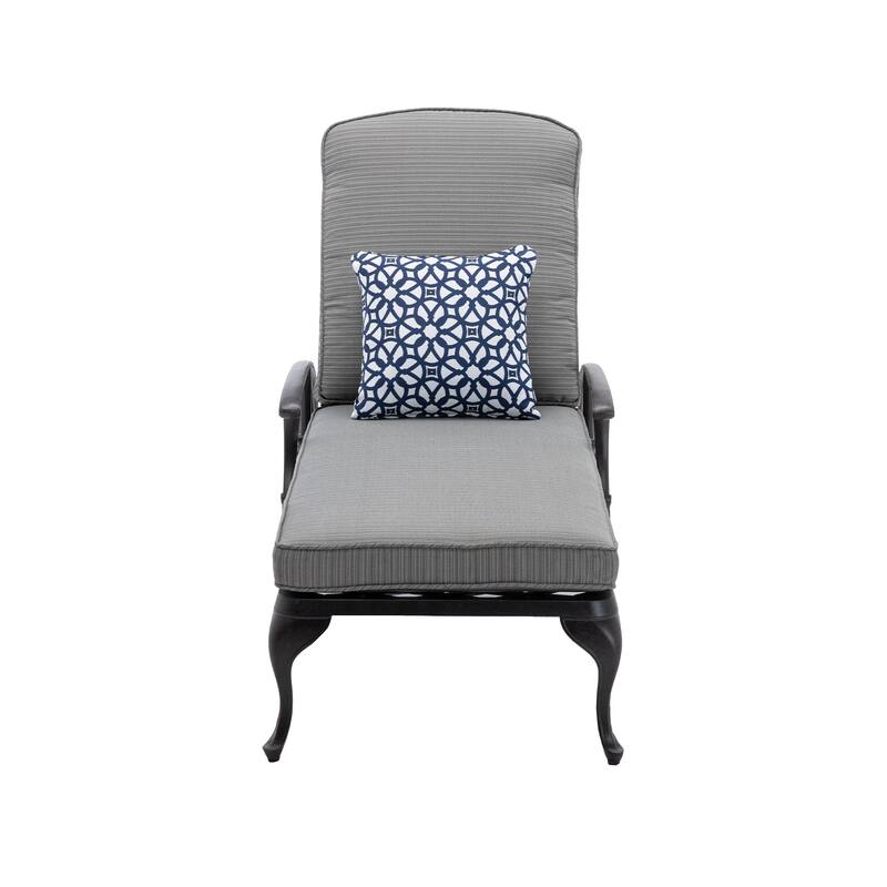 Aluminum Reclining Outdoor Chaise Lounge