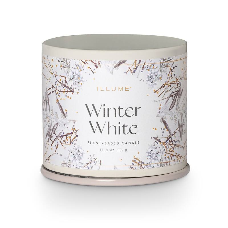 ILLUME Noble Holiday Unfragranced Pillar Candle