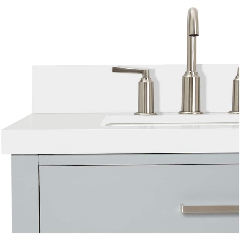 Ariel H043SLWQRVO Bristol 43" Free Standing Single Rectangular Basin