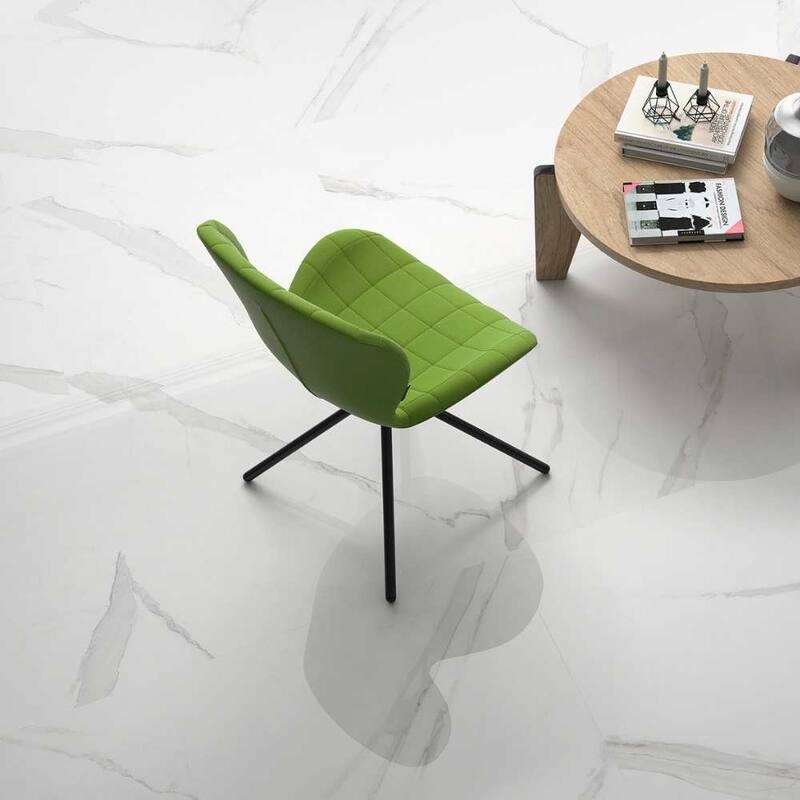The Tile Life Delaney 24x48 Blanco Marble Look Porcelain Floor & Wall Tile