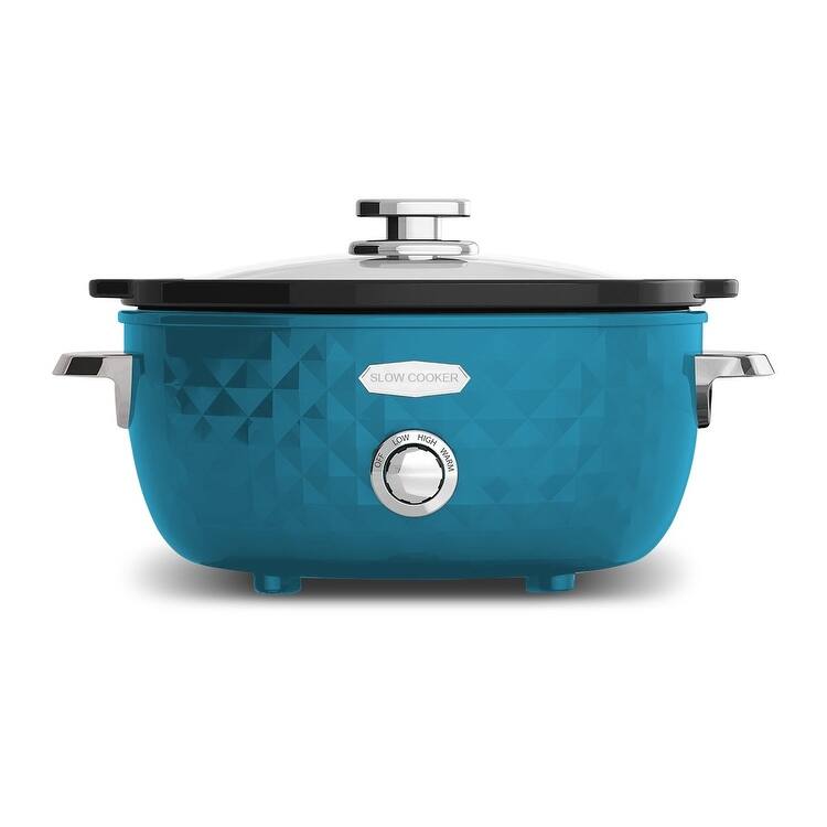 Elite Platinum 6Qt. Diamond Series Slow Cooker, Teal