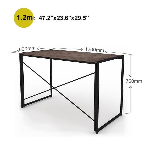 Portable Folding Computer Desk Modern Simple PC Desk for Small Spaces ...
