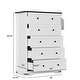 preview thumbnail 15 of 19, 5 Drawer 31.5" W Dresser 2 in 1 Convertible Chest with Detachable Top Drawers and Side Fabric Pocket