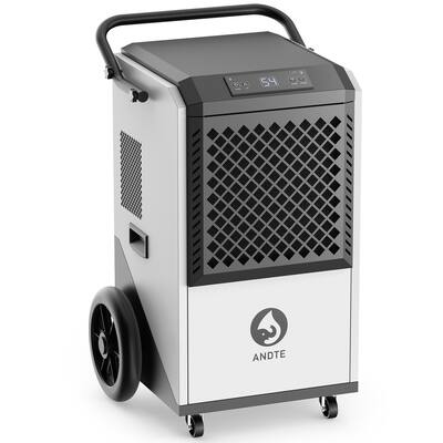 Edendirect 250 Pint. 8,000 sq.ft. Commercial Dehumidifiers for Basements, Auto Defrost, Memory Restart