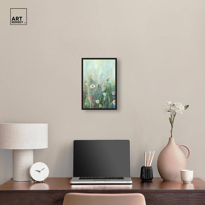 Harmony Green I Canvas by Art Remedy